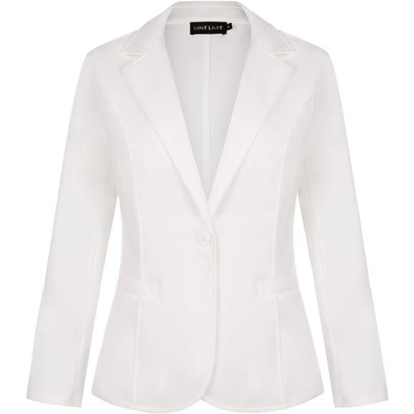 Women's Long Sleeve Open Front Blazer Jacket Casual Office Work Notched Lapel